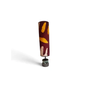 Handmade Ceramic Body Batik Shade Floor Lamp - 1