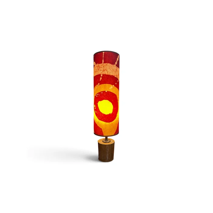 Handmade Ceramic Batik Floor Lamp - 2