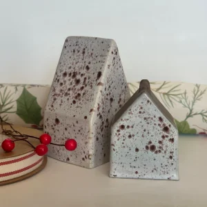Stoneware Benekli Seramik Ev Dekoratif Obje Seti - 3
