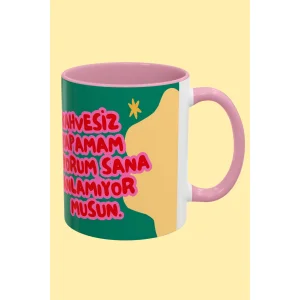 I Can't Live Without Coffee Porcelain Design Mug - 4