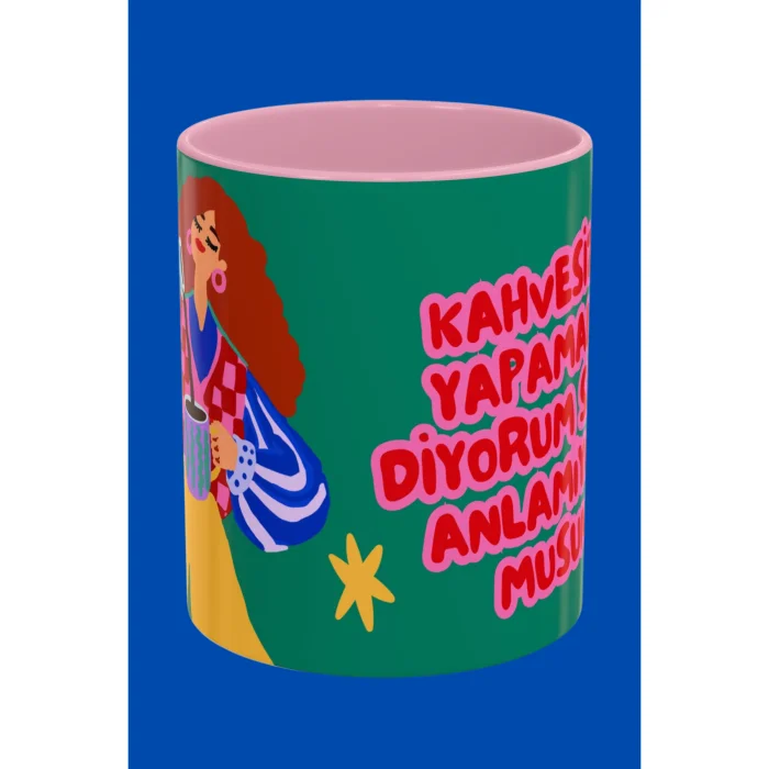 I Can't Live Without Coffee Porcelain Design Mug - 5