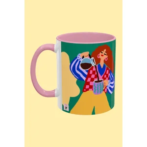 I Can't Live Without Coffee Porcelain Design Mug - 3