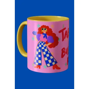 Tabuları Yıkarım Bulaşığa Karışmam Porselen Mug - 1