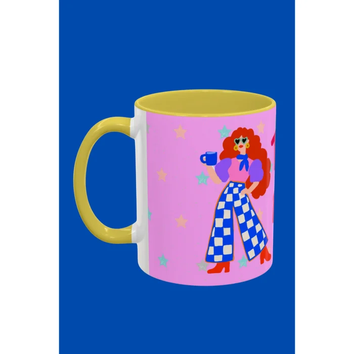 Tabuları Yıkarım Bulaşığa Karışmam Porselen Mug - 3