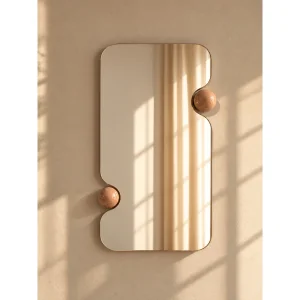 Sculpt Seramik Detaylı Dekoratif Ayna - 1