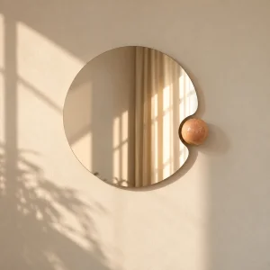 Sculpt Seramik Detaylı Dekoratif Ayna - 1