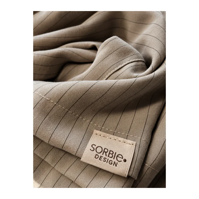 Mushroom Sable Striped Relaxed Set - 4