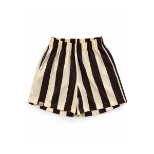 Ivory Noir Striped Silky Co-ord Set - 4