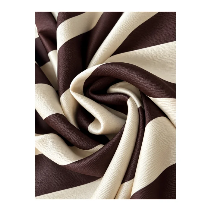 Ivory Noir Silky Striped Set - 5