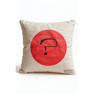 Question Mark Digital Printed Cushion Cover - 2