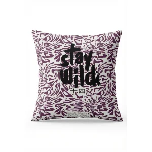 Stay Wild Purp Cushion Cover - 1