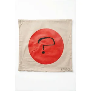 Question Mark Digital Printed Cushion Cover - 3
