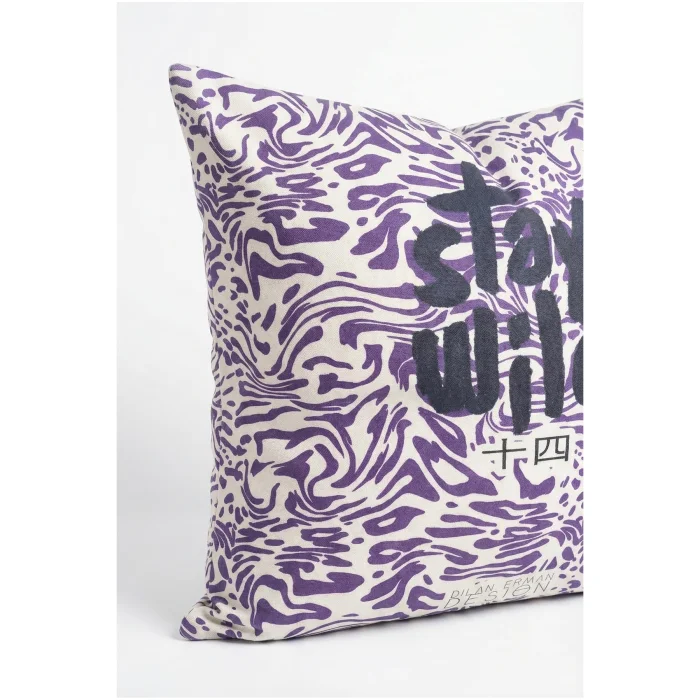 Stay Wild Purp Cushion Cover - 2