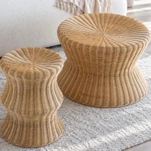 Sculptural Side Table & Stool - 3