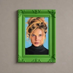 Rebecca Fame Frames Akrilik Portre Tablo