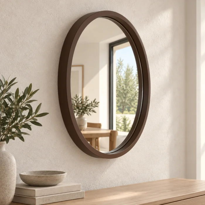Modern Round Wall Mirror - 4