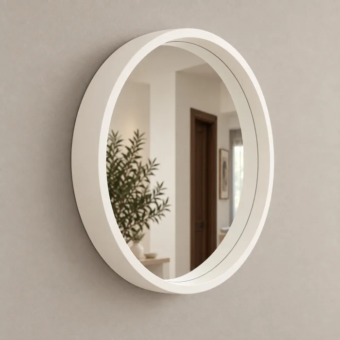 Modern Round Wall Mirror - 1