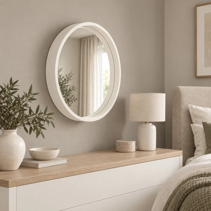 Modern Round Wall Mirror - 3