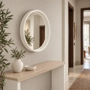 Modern Round Wall Mirror - 4