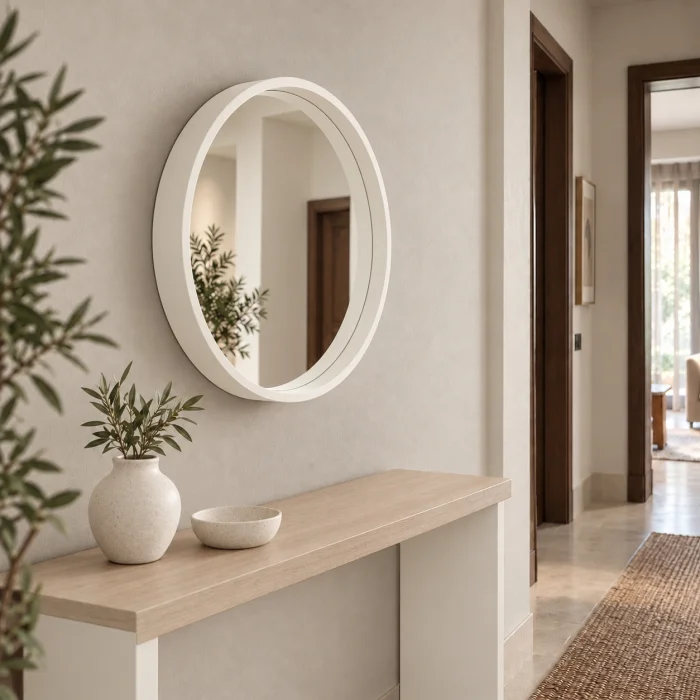 Modern Round Wall Mirror - 4