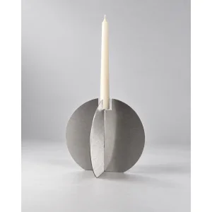 Orbit Tall Paslanmaz Çelik Şamdan - 2