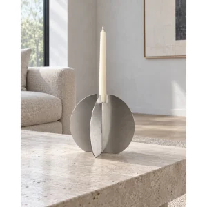 Orbit Tall Paslanmaz Çelik Şamdan - 3