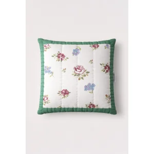 Rose Handmade Floral Pattern Pillow Cover Set Of 2 - 1
