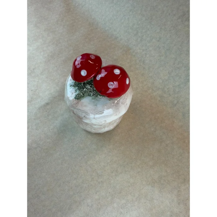 Handmade Mikora 006 Ceramic Mushroom Lidded Bowl - 5