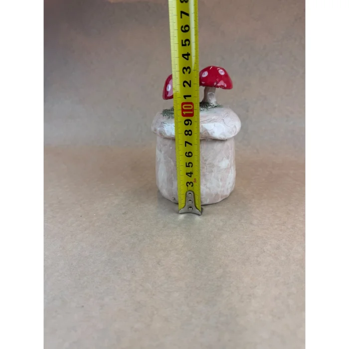 Handmade Mikora 006 Ceramic Mushroom Lidded Bowl - 6