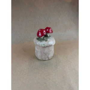 Handmade Mikora 006 Ceramic Mushroom Lidded Bowl - 1