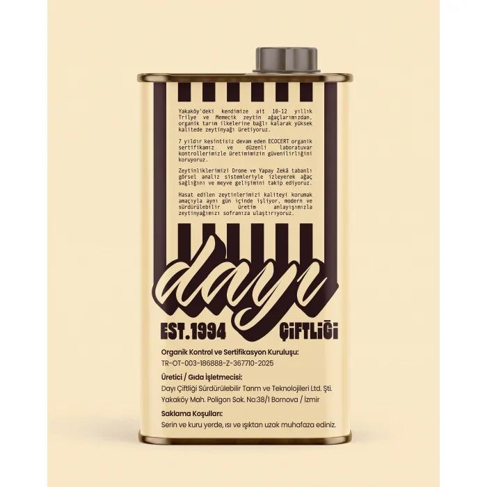 Baby Tin Bej Organik Soğuk Sıkım Erken Hasat Zeytinyağı 175 Ml - 3
