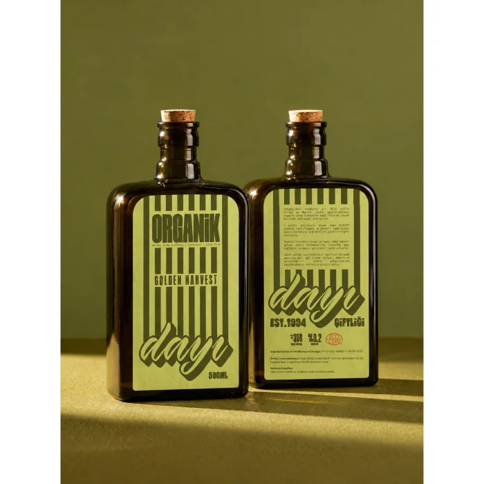 Organik Erken Hasat Soğuk Sıkım Zeytinyağı 500 ml - 3