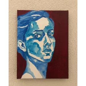Blue Woman Series Amazons No.16 Resim - 1