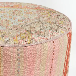 Sadie Hand-Woven Kilim Ottoman - 2