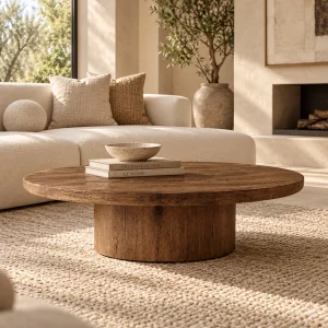 Bella Dark Oak Wood Coffee Table - 2
