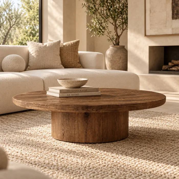 Bella Dark Oak Wood Coffee Table - 2