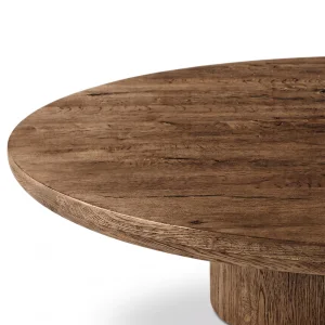 Bella Dark Oak Wood Coffee Table - 3