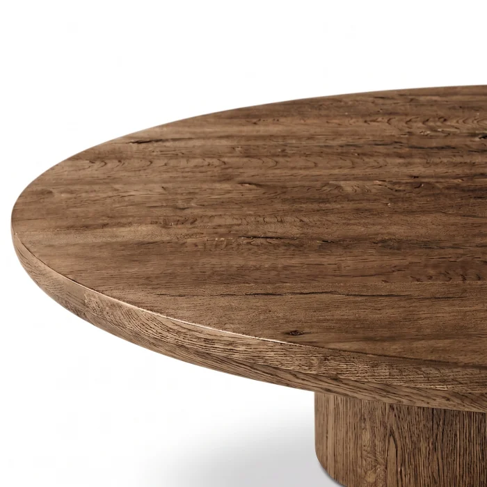 Bella Dark Oak Wood Coffee Table - 3