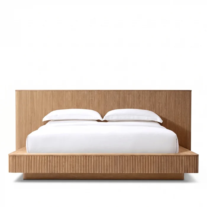 Bella Natural Oak Bed Frame - 2
