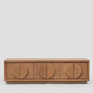 Berche Solid Wood TV Unit - 2