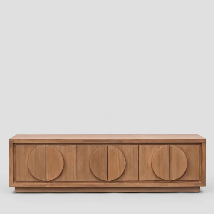 Berche Solid Wood TV Unit - 2