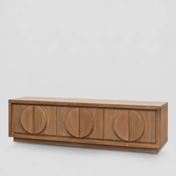 Berche Solid Wood TV Unit - 5