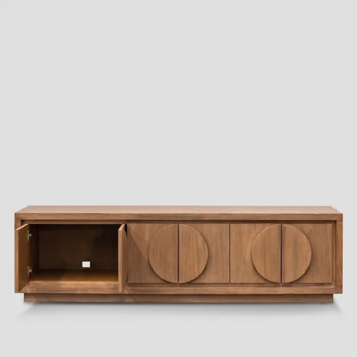 Berche Solid Wood TV Unit - 3