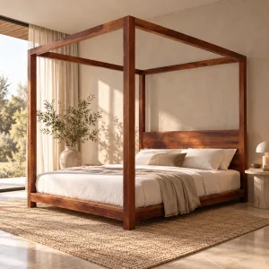 Blume Wooden Bed Frame - 3