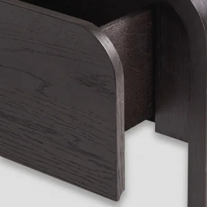 Charce Black Solid Wood Dresser - 5