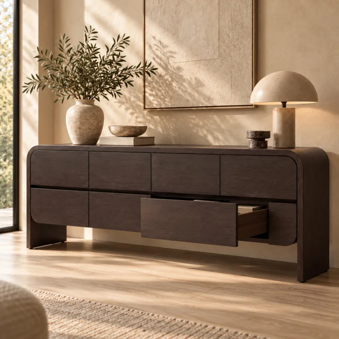 Charce Wood Console - 4