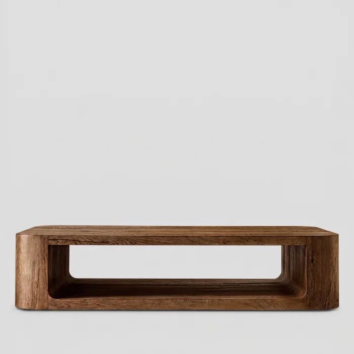 Clariss Brown Oak Coffee Table - 2