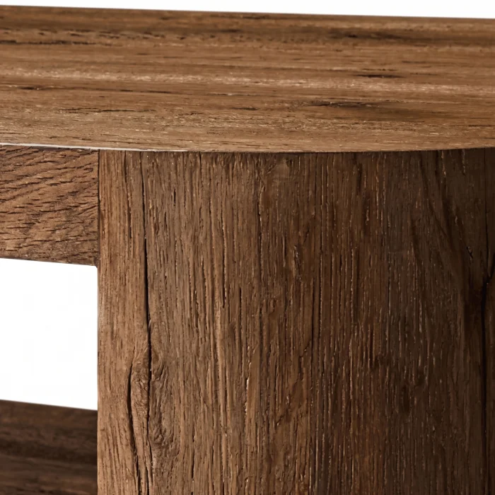 Clariss Brown Oak Coffee Table - 4