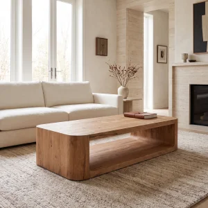 Clariss Natural Oak Coffee Table - 3
