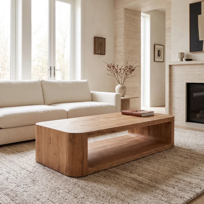 Clariss Natural Oak Coffee Table - 3